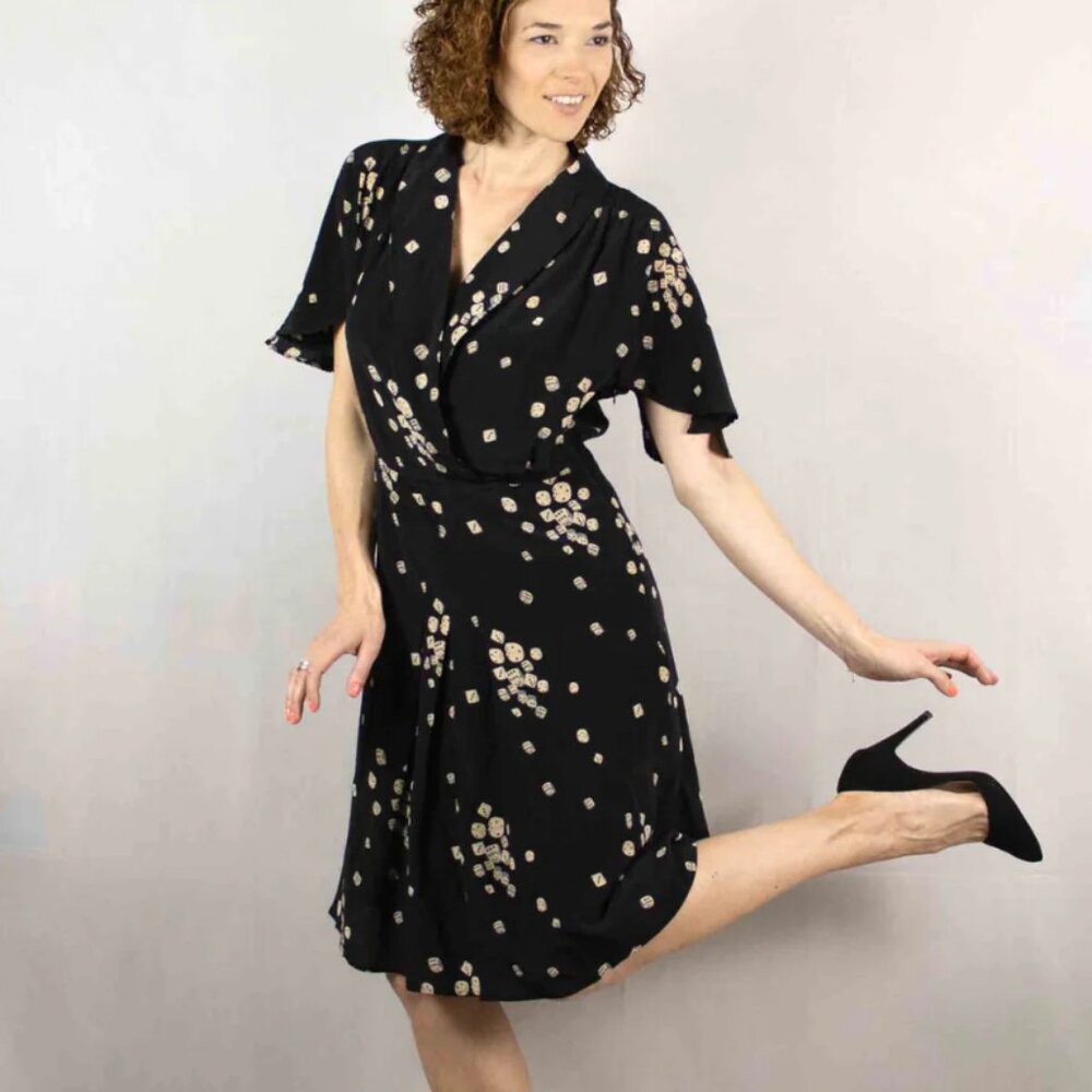 See by Chloe Roll the Dice! Silk Dress Size 8